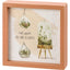 Root Where You Are Planted Inspo Box Sign | Plant Lovers Square Inset