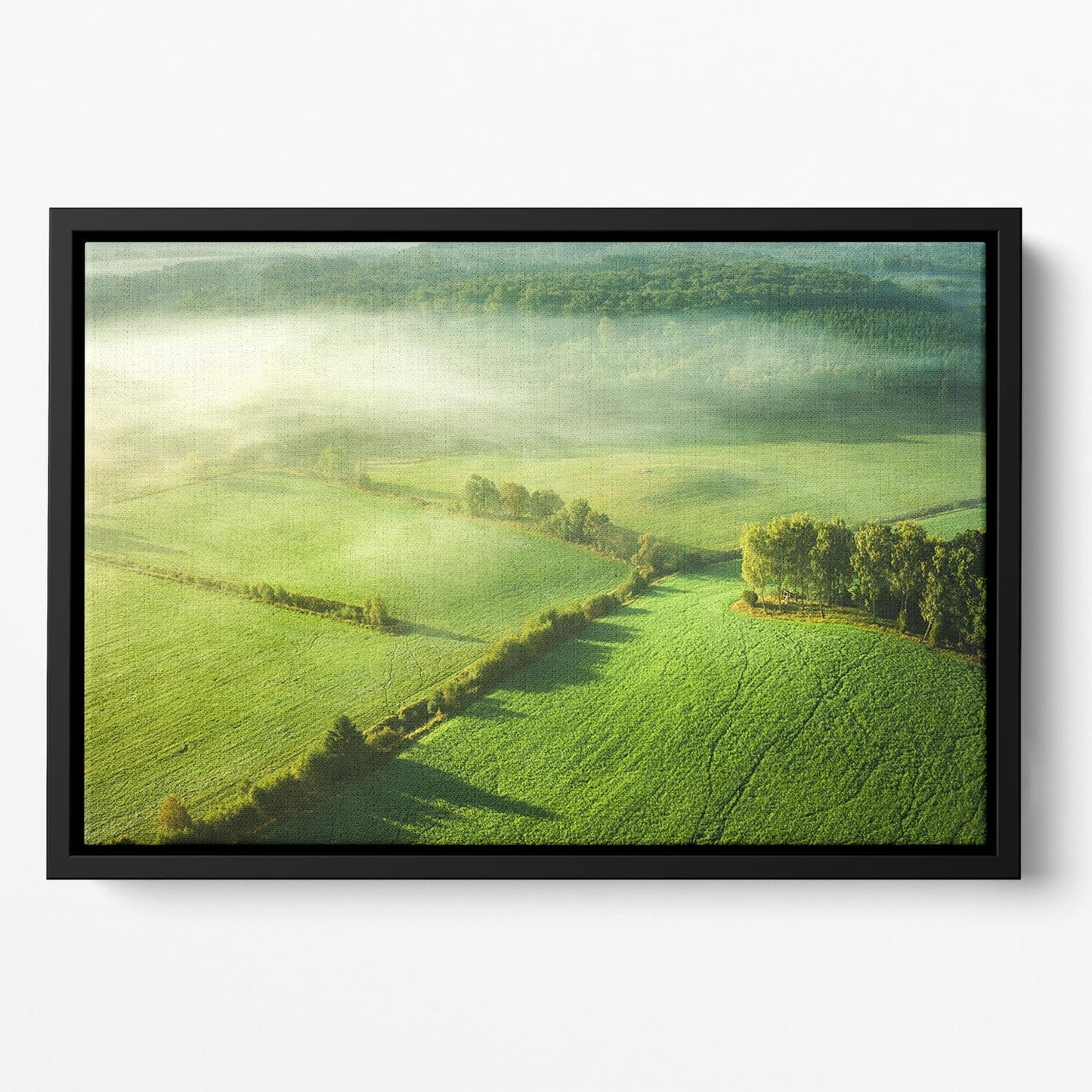 Above The Mist Floating Framed Canvas