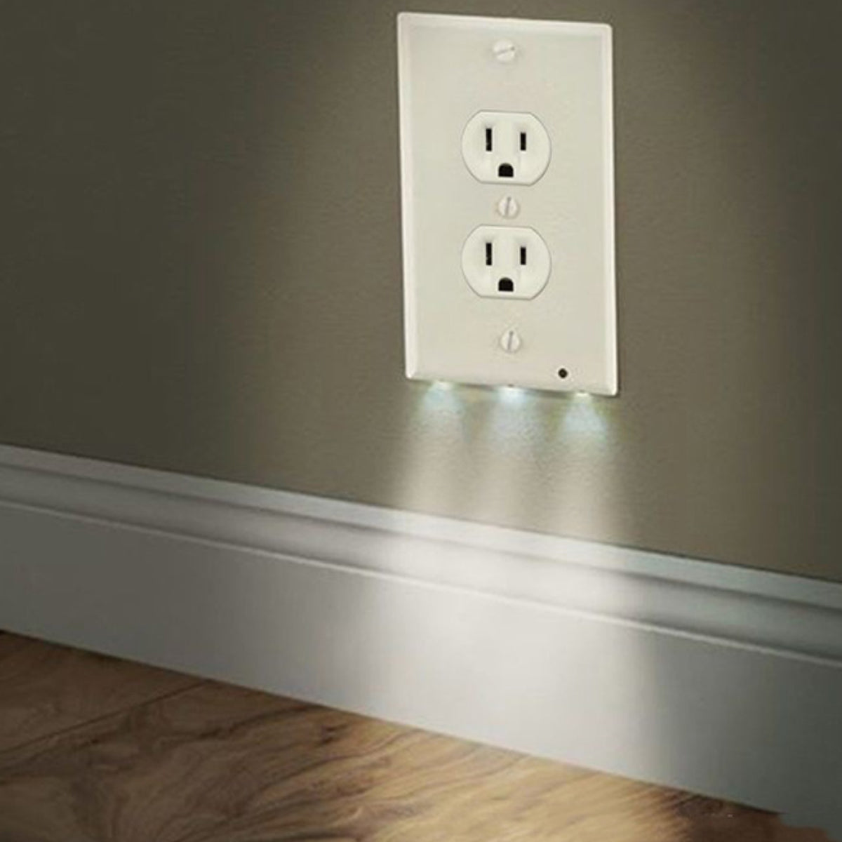 Path Lighter Auto Motion Wall Plate LED Light 2- PACK