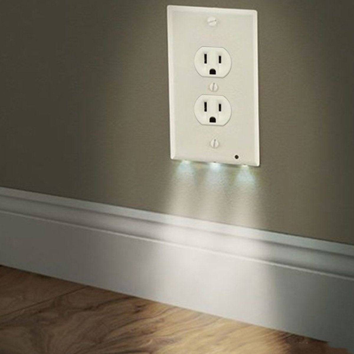 Path Lighter Auto Motion Wall Plate LED Light 2- PACK