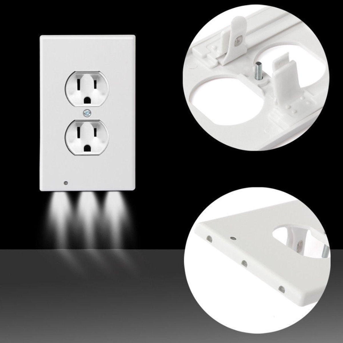 Path Lighter Auto Motion Wall Plate LED Light 2- PACK