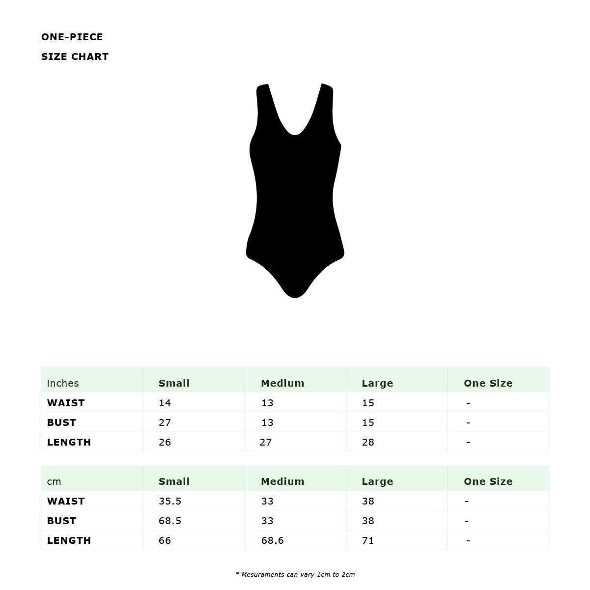 Maldivas One Piece Swimsuit