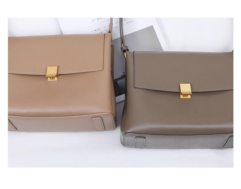 Genuine leather hobo messenger bag 2022 new trendy high-end shoulder