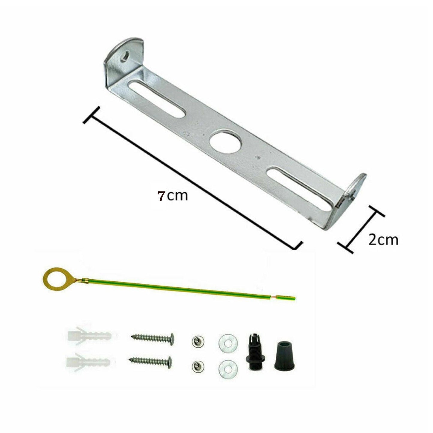 70mm Ceiling Rose Strap Bracket Strap Brace Plate with Accessories