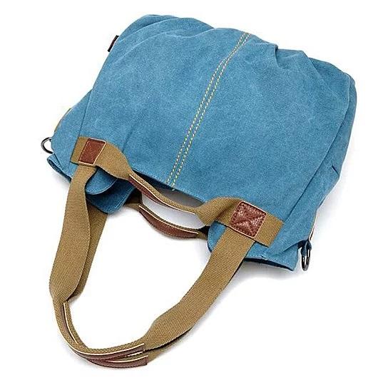 Canvas Satchel Handbag with Free RFID Case in 7 Colors - DUPLICATE