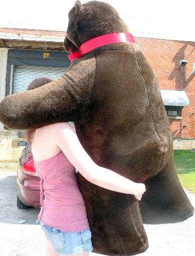 American Made Giant Stuffed Brown Bear 5 Feet Tall 3 Feet Wide Soft