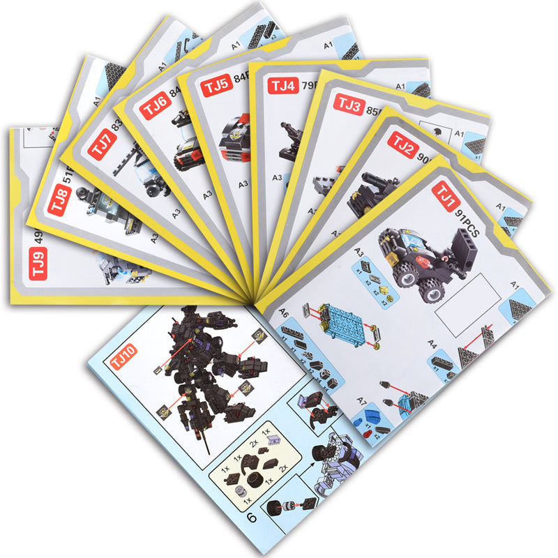 725PCS City Police Series Blocks Compatible