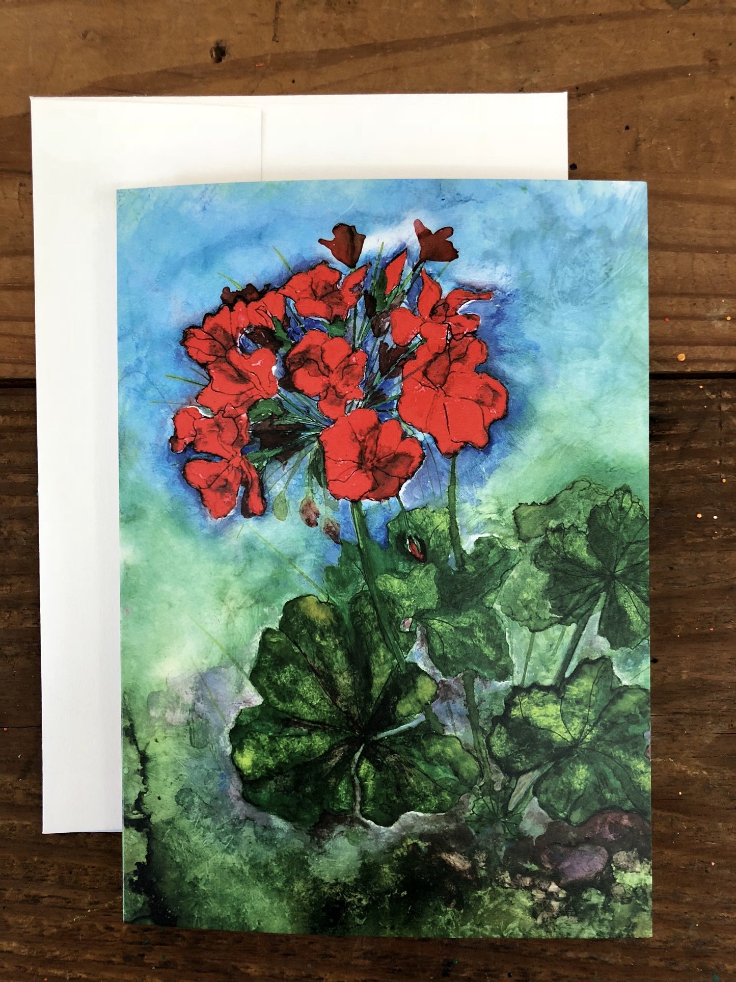 Box Set of 6 Greeting Cards: Cards, Thistles, Daylily, Rose, Magnolia,
