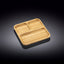 Bamboo Square Divided Dish / Bento box 8.5" inch X 8.5" inch