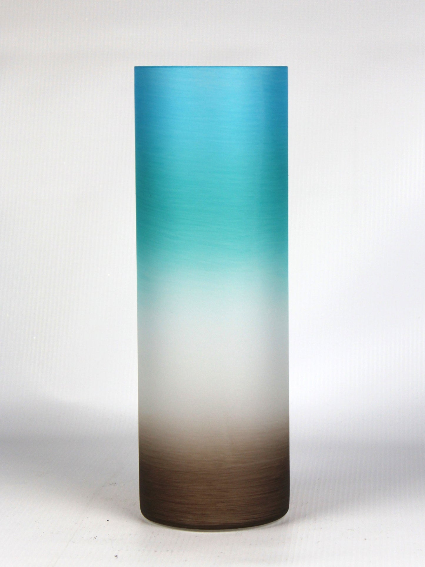table blue art decorative glass vase 7856/300/sh317
