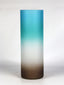 table blue art decorative glass vase 7856/300/sh317