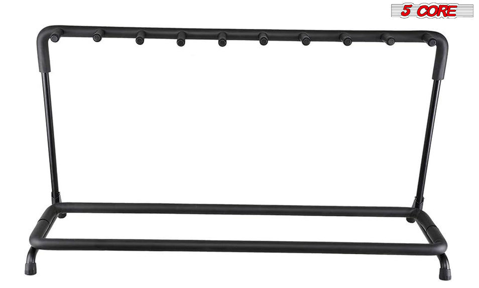 5Core Guitar Rack 9 Slot Multi Guitars Stands Floor Safe Storage for