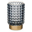 Candleholder Points Blue Golden Glass (8,5 x 12,5 x 8,5 cm)
