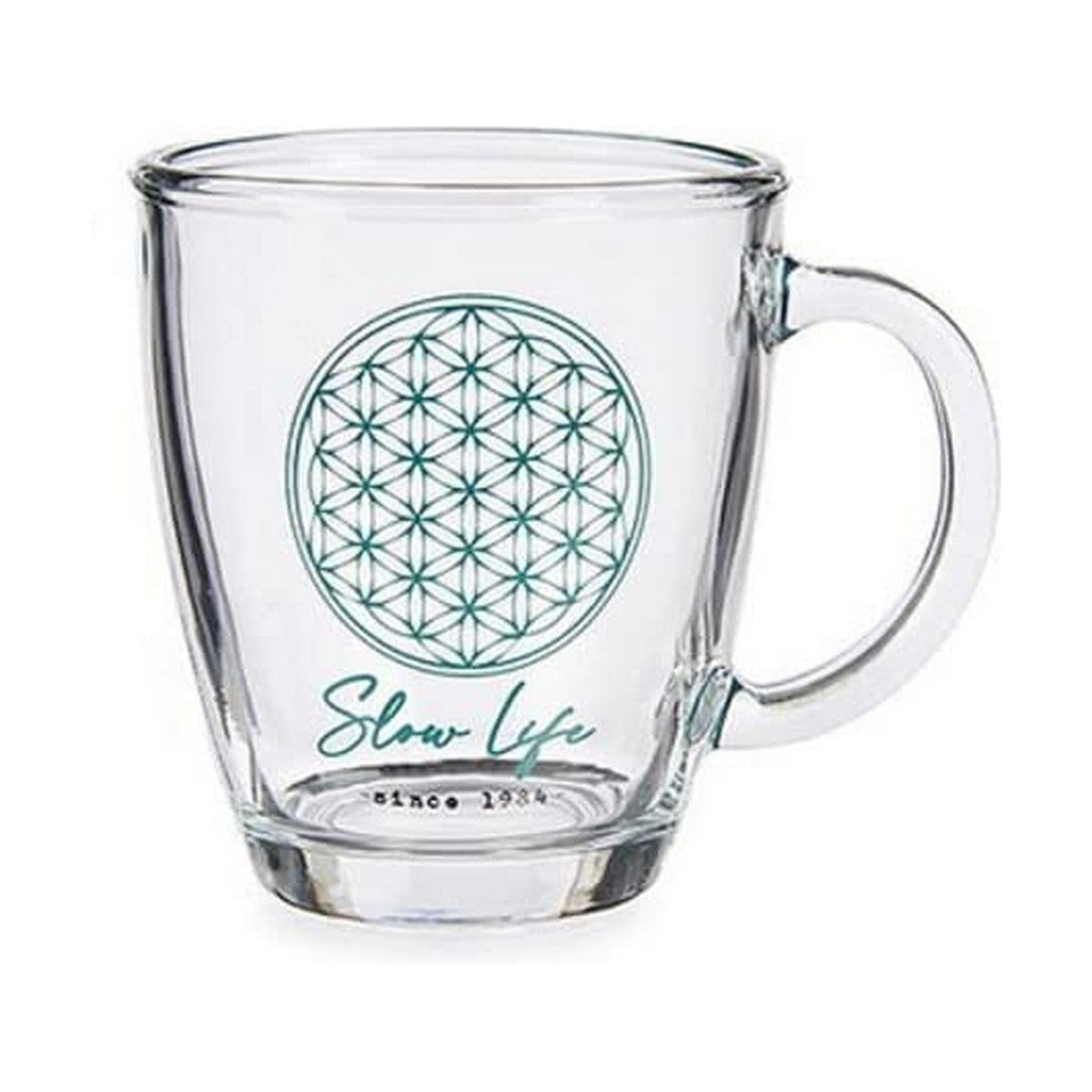 Mug Slow Life Transparent Glass 320 ml