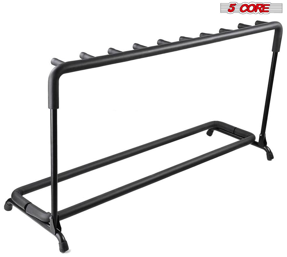 5Core Guitar Rack 9 Slot Multi Guitars Stands Floor Safe Storage for
