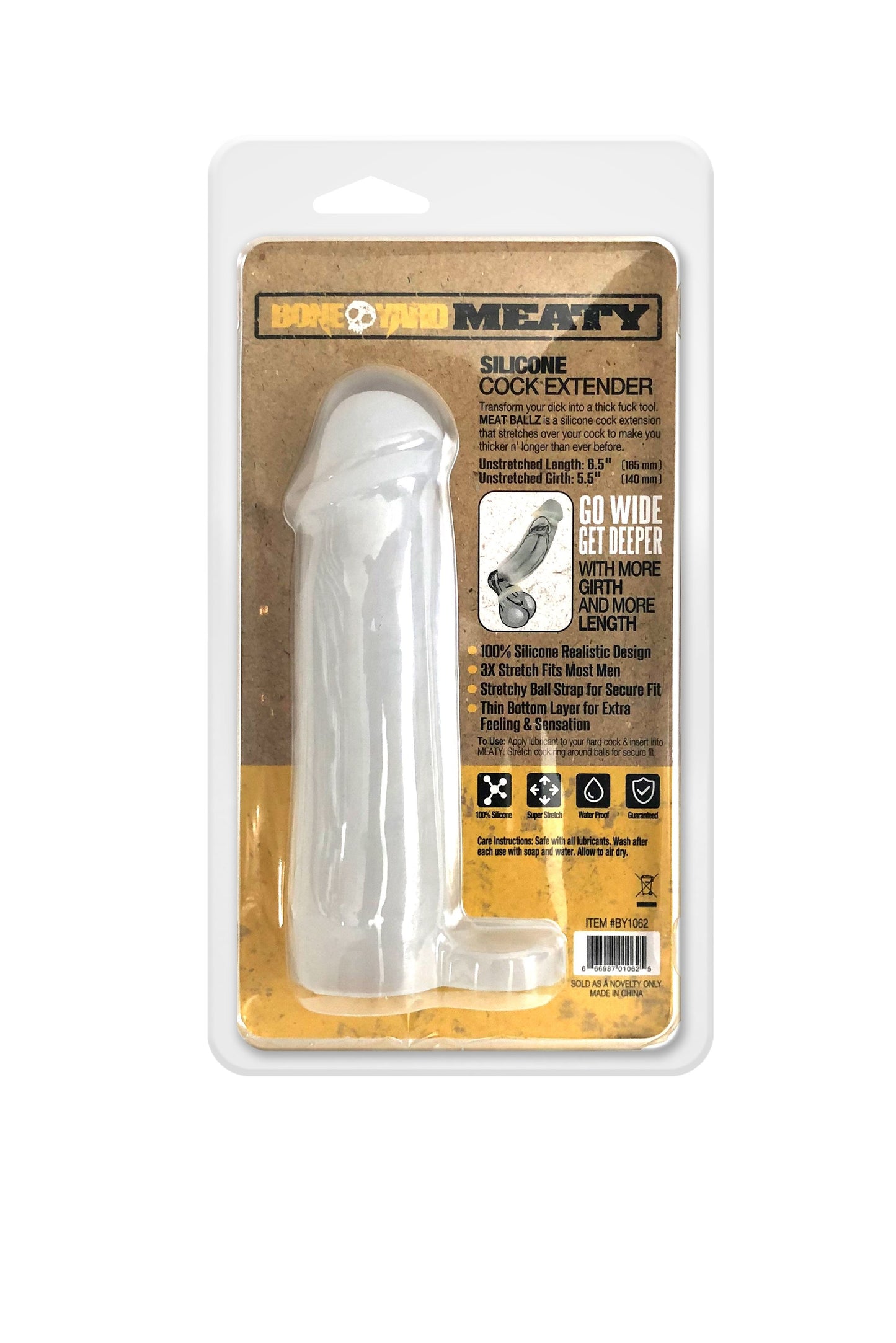 Meaty Cock Extender Clear