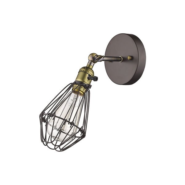Chloe CH57042RB04-WS1 4 in. Lighting Ironclad Industrial-Style 1 Light