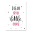 Cartoon Moon Canvas Art Poster Nursery Quotes
