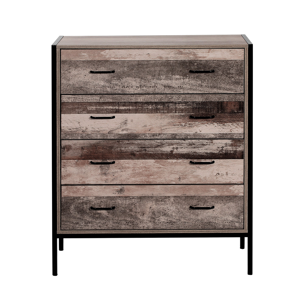 Artiss Chest of Drawers Tallboy Dresser Storage Cabinet Industrial