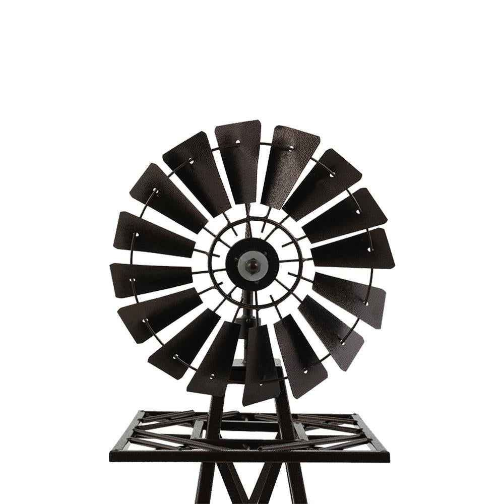 Garden Windmill 160cm Metal Ornaments Outdoor Decor Ornamental Wind