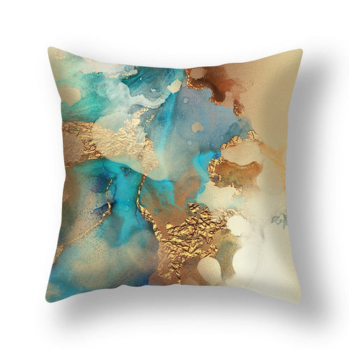 Abstract Geometric Print Cushion Cover for Home Decor
