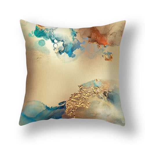 Abstract Geometric Print Cushion Cover for Home Decor