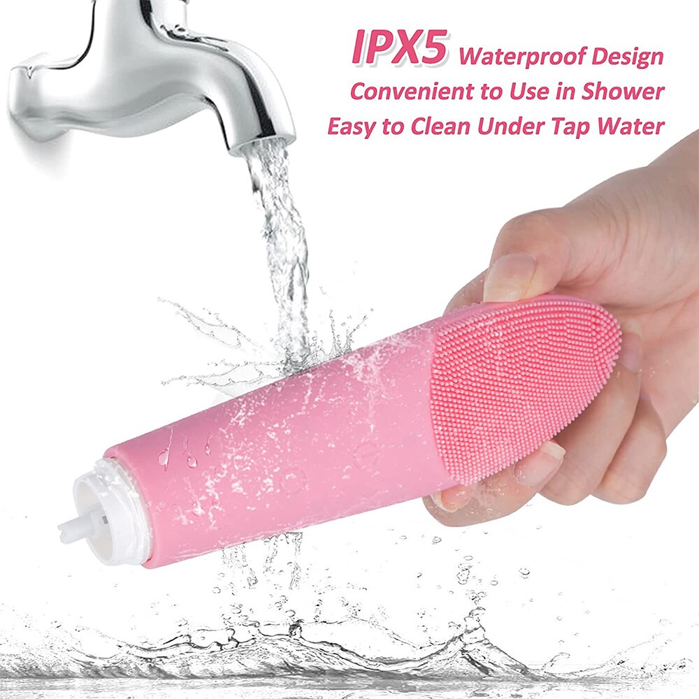 Electric Facial Cleansing Brush For Exfoliating,Massage And Deep