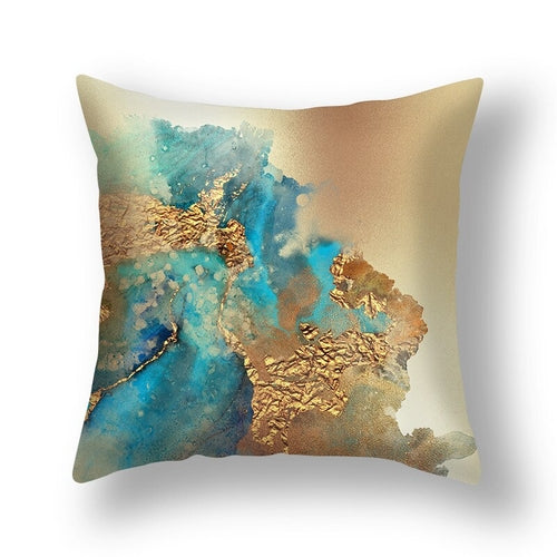 Abstract Geometric Print Cushion Cover for Home Decor