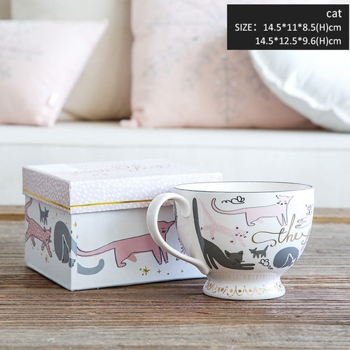 1 Piece Cartoon Mug With Gift Box Novelty