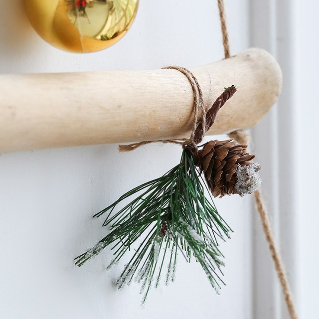 Handmade Craft Wooden Ladder Christmas Hanging
