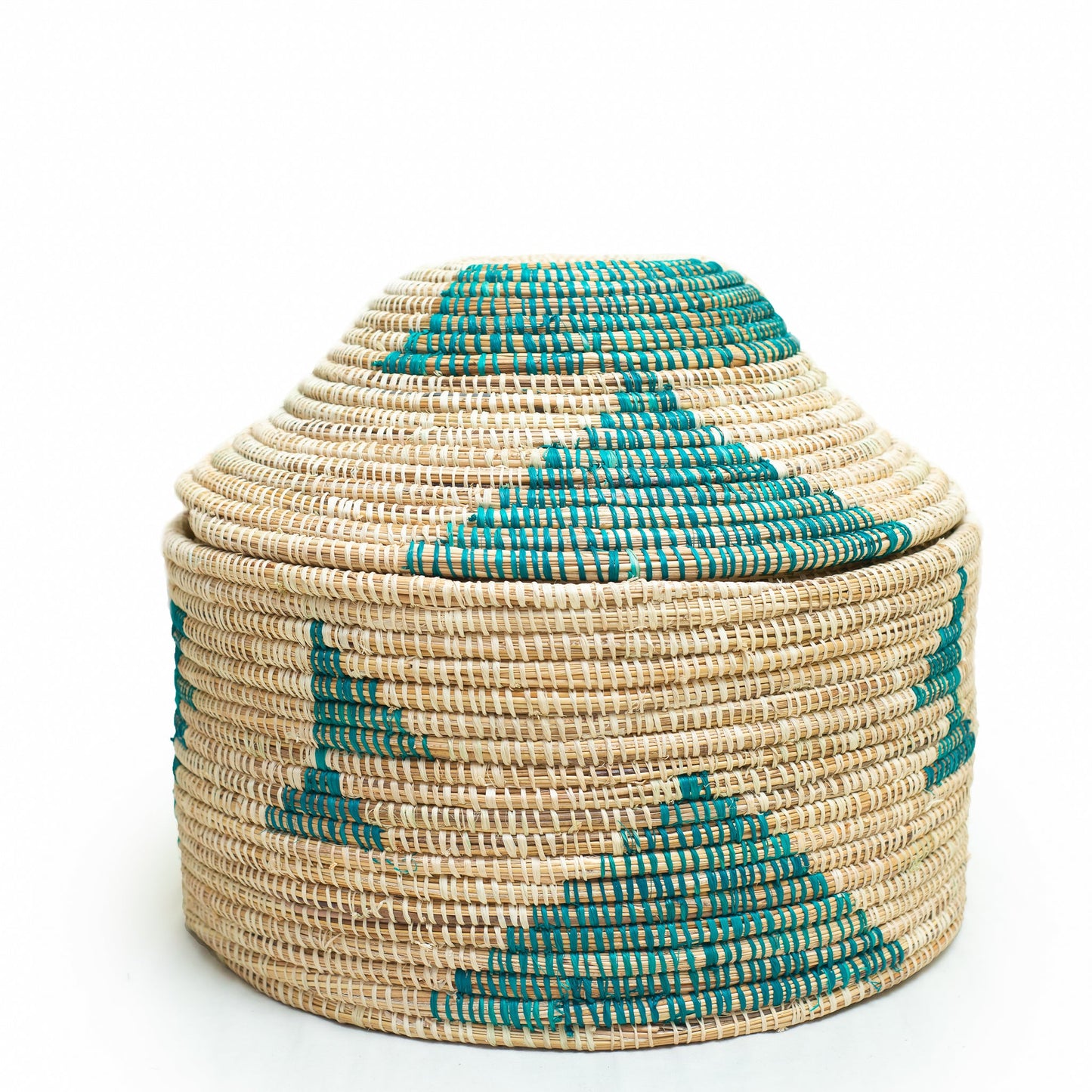 kivu Eco-Friendly Handmade Lidded Basket