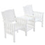 Gardeon Garden Bench Chair Table Loveseat Wooden Outdoor Furniture