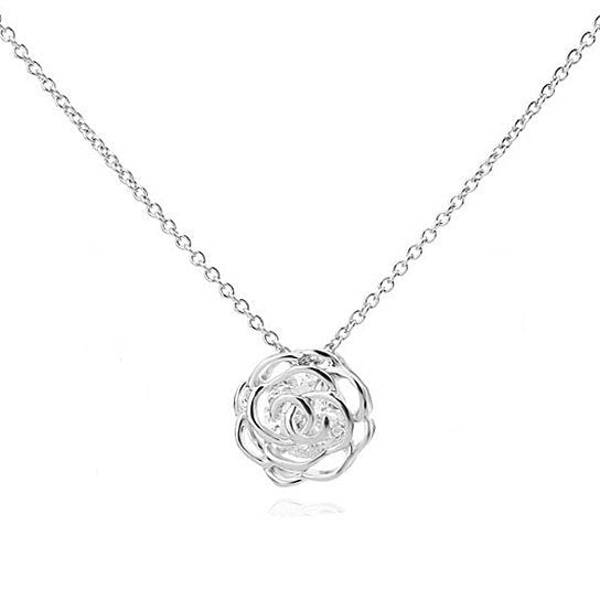 Rose Is A Rose Pendant And Chain 18kt Rose With 2ct CZ Bonus Free