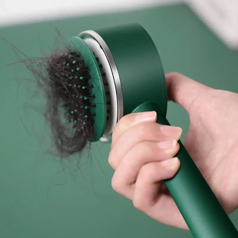 Self Cleaning Hair Brush Women -key Cleaning Hair Loss Massage Scalp