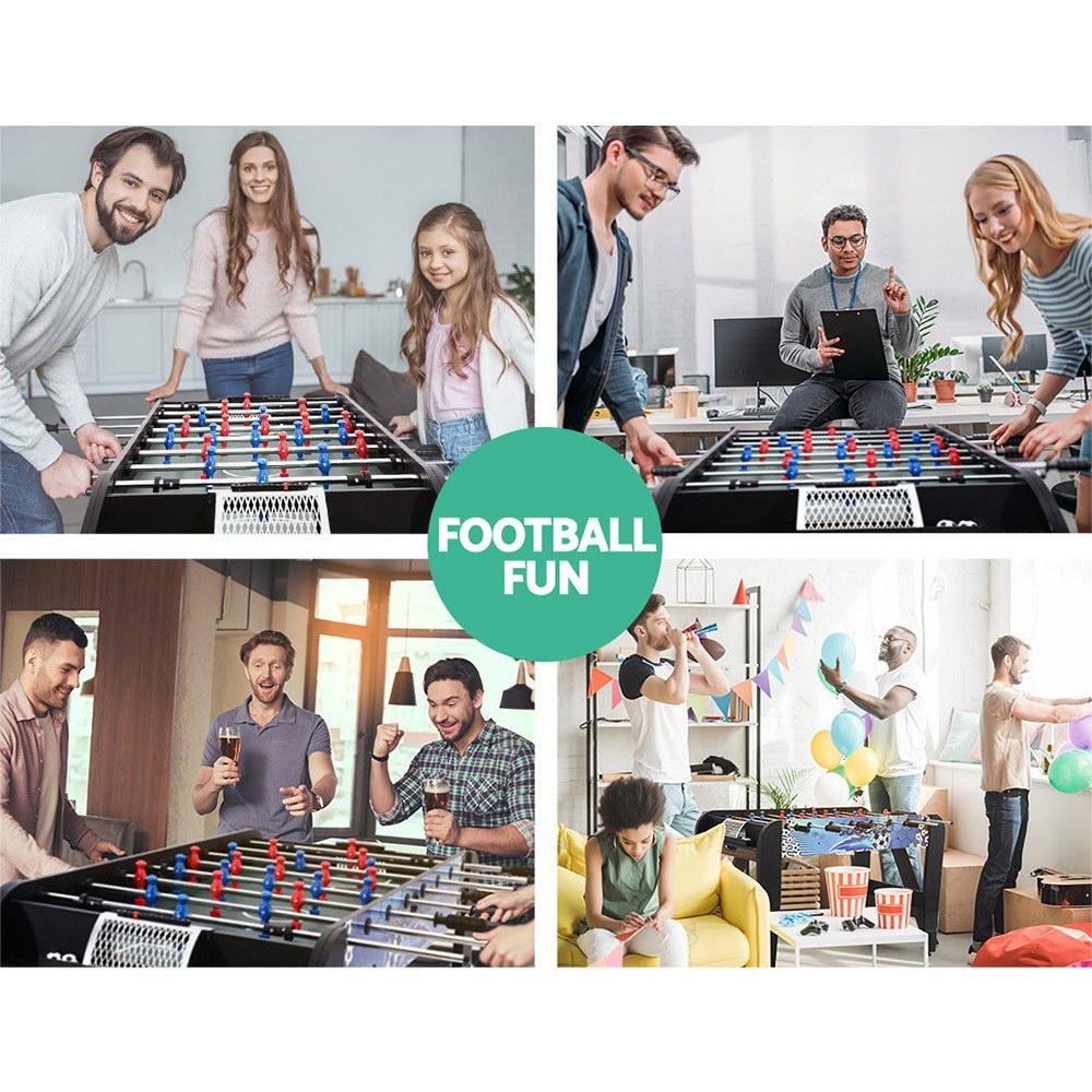 4FT Soccer Table Foosball Football Game Home Party Pub Size Kids Adult