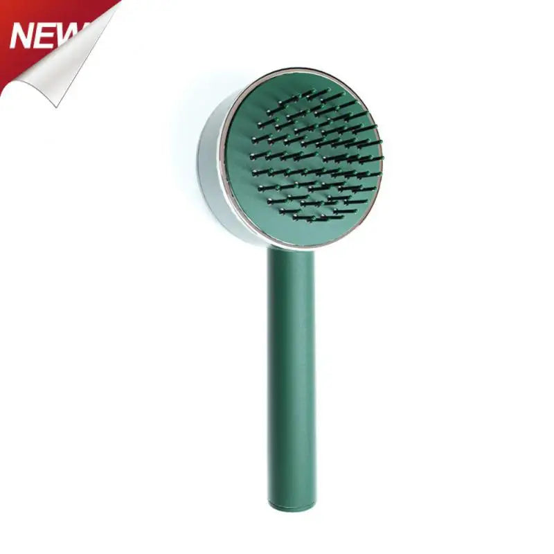 Self Cleaning Hair Brush Women -key Cleaning Hair Loss Massage Scalp