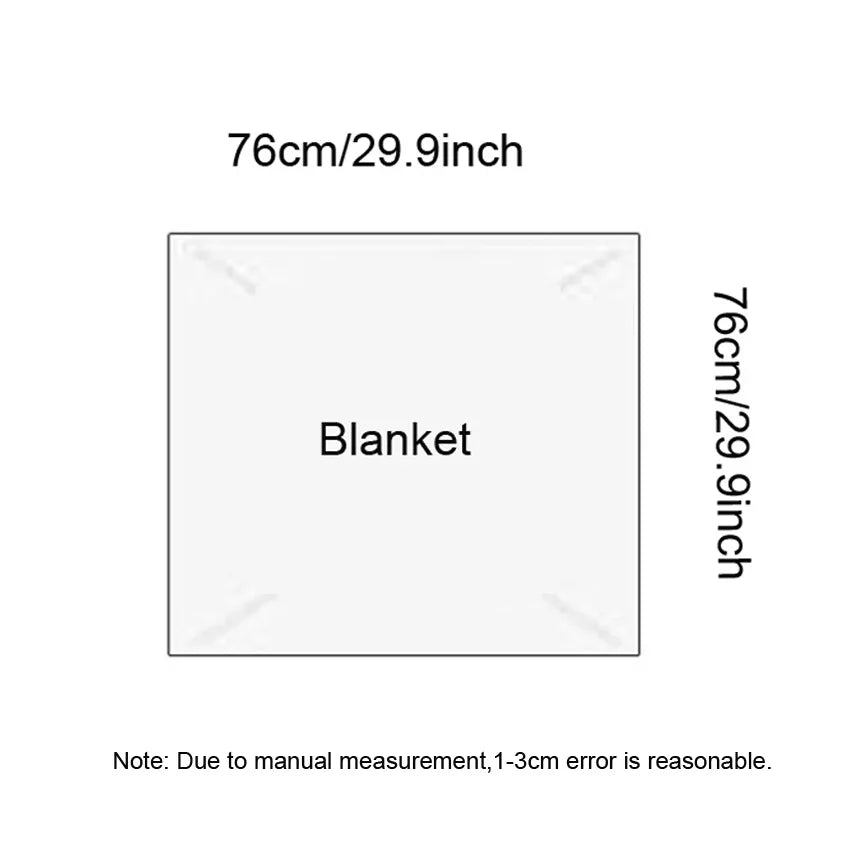 4pcs/pack 100% Cotton Receiving Baby Blanket Newborn 76x76cm Baby