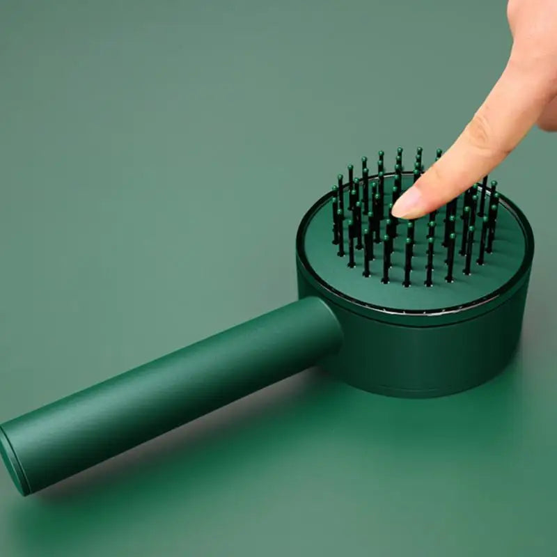 Self Cleaning Hair Brush Women -key Cleaning Hair Loss Massage Scalp