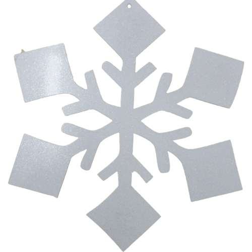 Snowflake Glitter - Metal Wall Art
