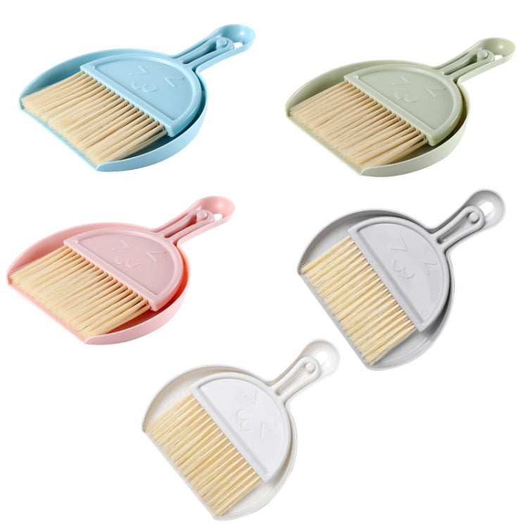 6 Set Home Desktop Mini Keyboard Cleaning Brush With Dustpan(Green)