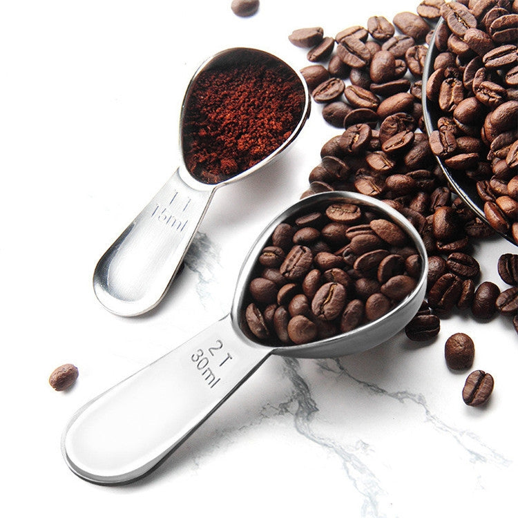 YG-MC12 304 Thickened Stainless Steel Coffee Spoon Scales Scaling