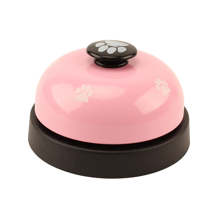 Pet Toy Training Called Dinner Small Bell Footprint Ring Dog