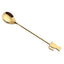 304 Stainless Steel Cartoon Pet Stirring Spoon Fork Fruit Fork Dessert