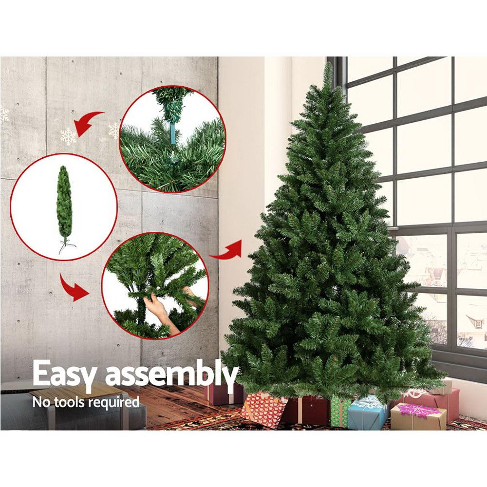 Jingle Jollys Christmas Tree 1.8M Xmas Trees Green Decorations 800
