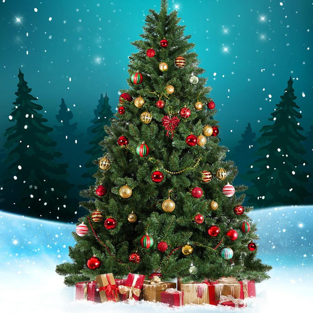 Jingle Jollys Christmas Tree 1.8M Xmas Trees Green Decorations 800