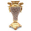 Ambrose Gold Plated Crystal Embellished Ceramic Vase (8.5 In. x 7.5
