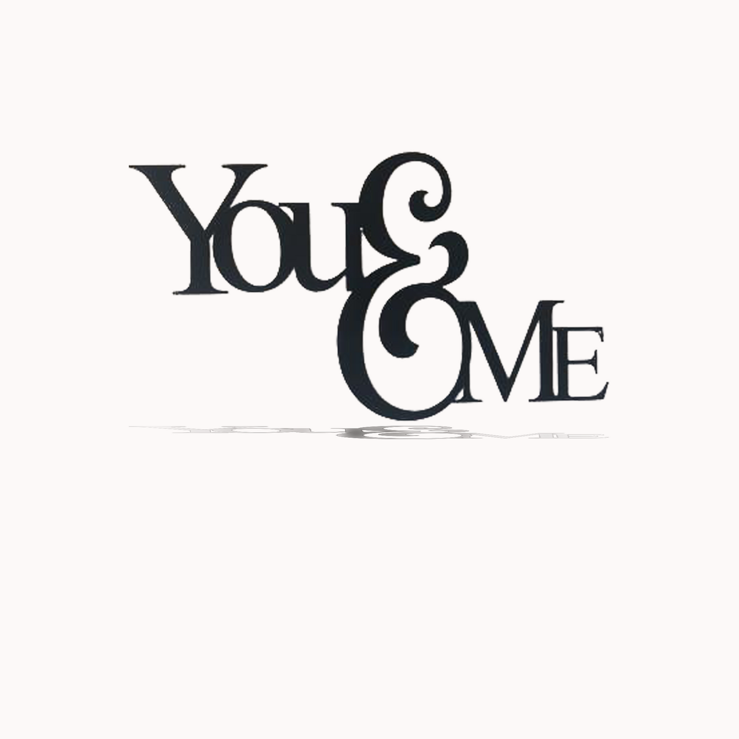 You & Me - Metal Wall Art