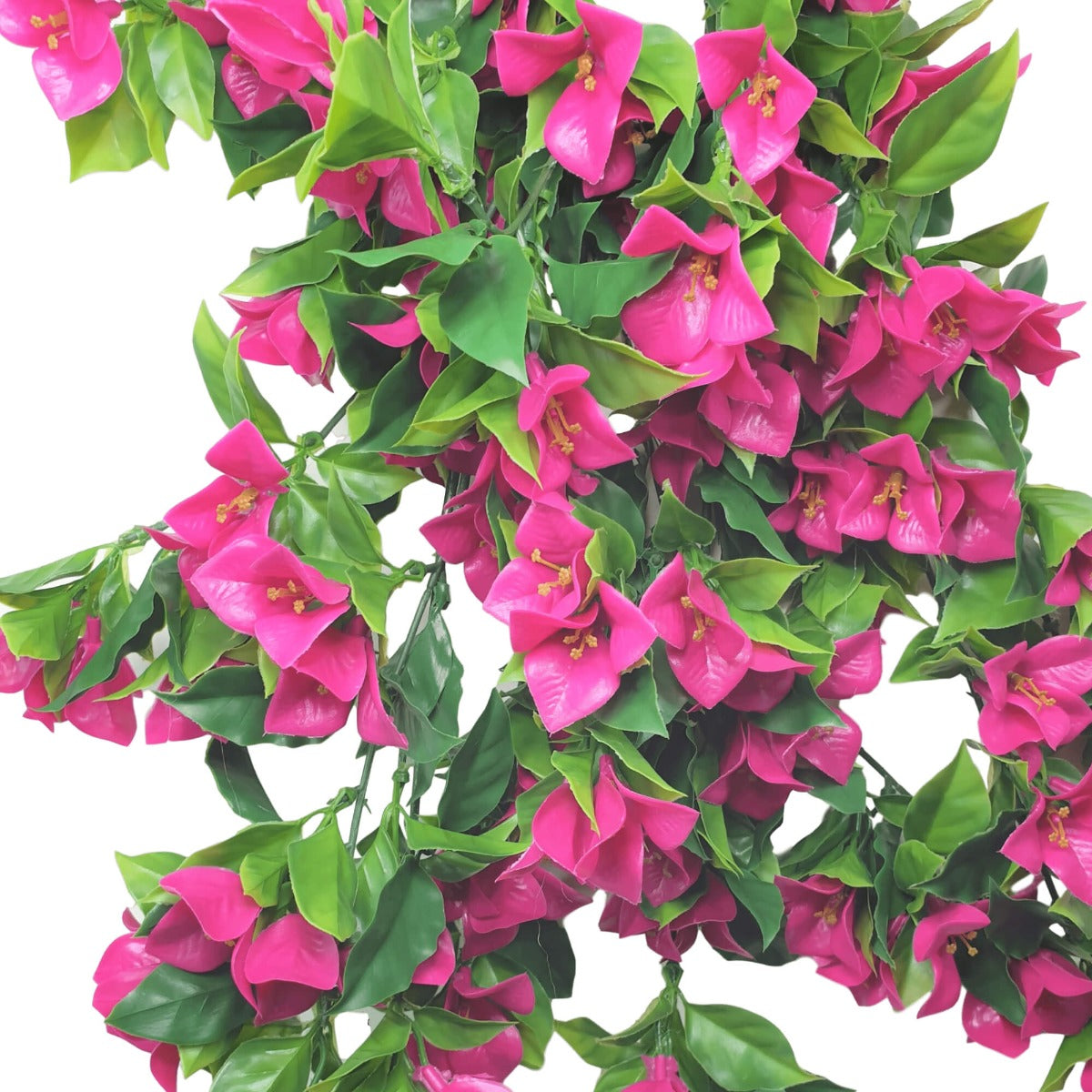 Hanging Artificial Bougainvillea Plant (Pink / Lilac) UV Resistant