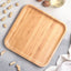 Bamboo Square Plate 10" inch X 10" inch | For Appetizers / Barbecue