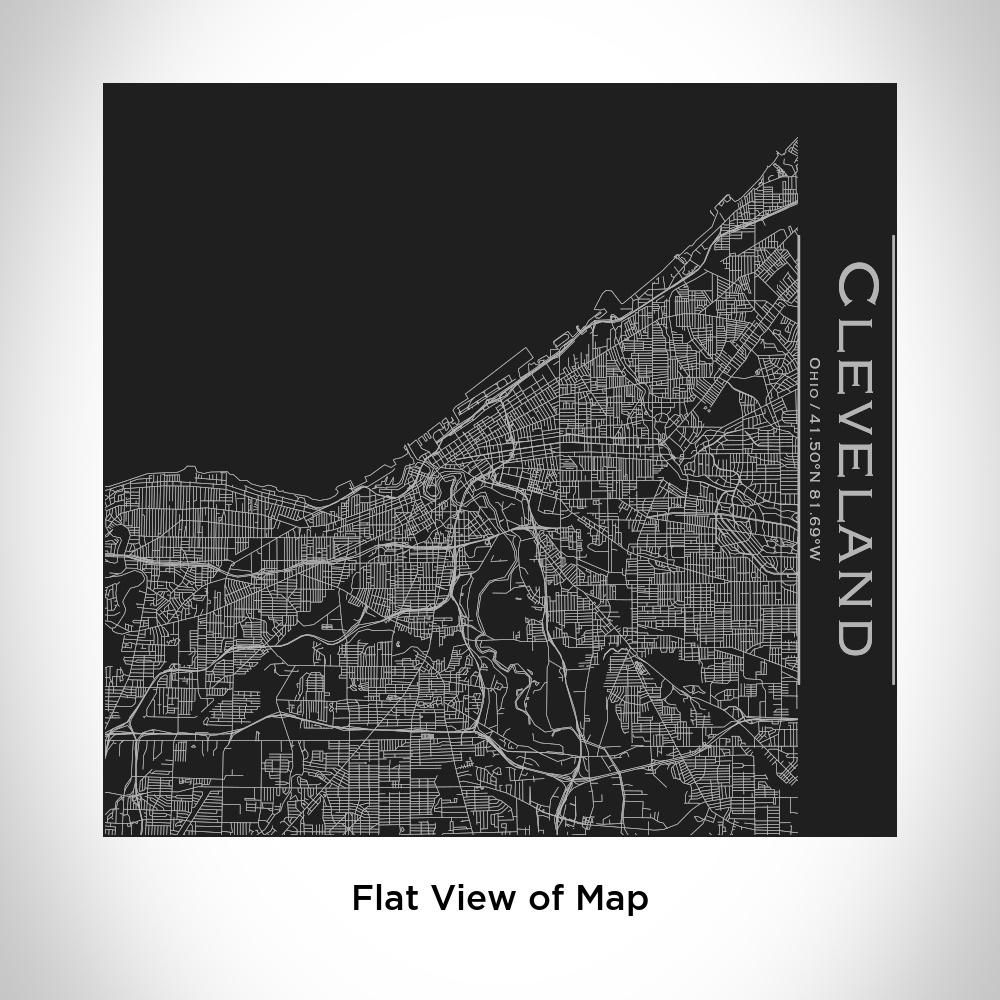 Cleveland - Ohio Map Tumbler in Matte Black